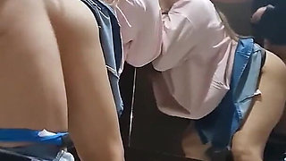 Horny Bestfriend Let Me Cum Inside Her at the Fitting Room, Risky Outdoor Fucked