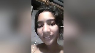 Today Exclusive- Cute Desi Village Chick Shows Her Boobs And Pussy 1