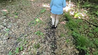 Public BDSM Training: Outdoor Vagina Slapping Session for World Record Part 5