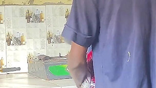 I Fuck My House Help in the Kitchen While She Was Trying to Cock Because My Wife Is Not Around
