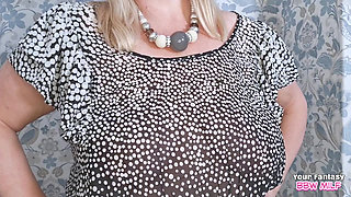 Moms Hairy Cunt and Stockings for You to Masturbate - Mature BBW Slut Cheating Aunt