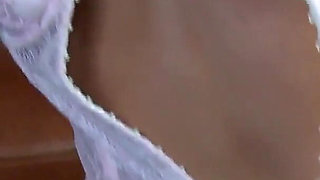 Deniska a Naughty Cougar with Small Natural Tits and Blonde Hair Fucked in the Ass and Wants Her Mouth Filled