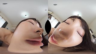 Wonderful asian teen VR mind-blowing adult scene