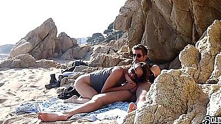 Couple caught having sex on the BEACH