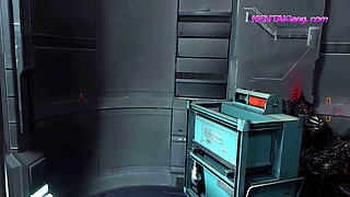 Thick cock breaks Ada's pussy deep in doggystyle while alarms blare in the background (4K ULTRA HD)