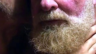 Muscular Daddies Intimately Kissing