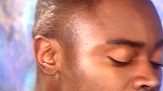 Perverted busty MILF retro interracial sex video