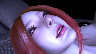Hentai Booblicious Redhead Slut Seeded by Black Monster Cock