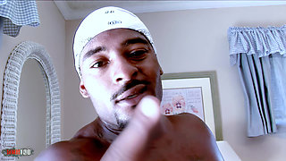 Samoa: Black Babe in Fishnet Stocking Fucking and Sucking Hard