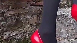 MILF with Beautiful Legs and Incredible High Heels