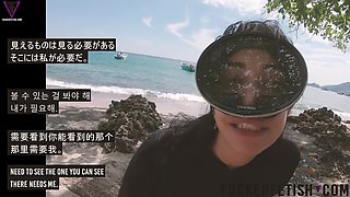 Caribbean Sea Receives Goddess Breathplay Mask Diving Glass