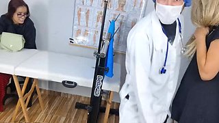 Hot Stepmom Takes Teen Stepdaughter to Gyno for Wild Sex - Brazilian Redhead Fucks in Doctor's Office