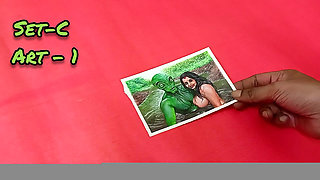 Erotic Art Or Drawing Compilation Of Sexy Desi Indian Big boobed women having sex with husband & Brother In law
