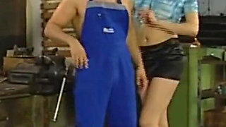 Thick Load Shot on Open Mouth and Tongue