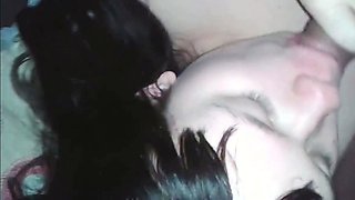 German Amateur Girl Gives a Dirty Blowjob
