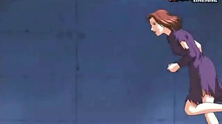 Hentai chick brutally fucked