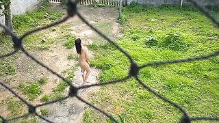 Naked Wife Flashing on Street - Brazilian Couple Outdoor Fun