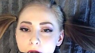 Blonde Teen Girl Cumshot Facial