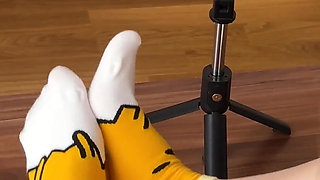 Stepsis Used Stepbro for 18+footjob Video + Creampie