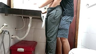 Maid Is Caught in the Bathroom.