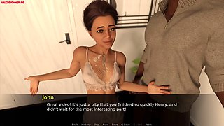 Hotwife 01 - Husband watches and films wife getting fucked by her first BBC, Hotwife Sucks and Fucks a thick BBC - Porn Game