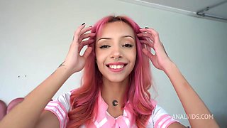 Khali Noire, Very Pretty Slim Brazilian First Time Fucked By