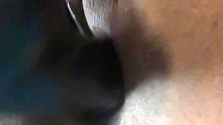 Black dildo squirt