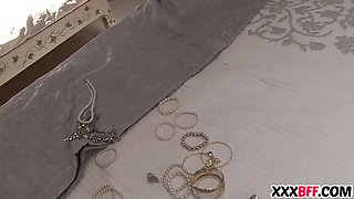 Lesbo cougar punishing young