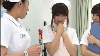 Japanese fantasy babe in uniform sucking