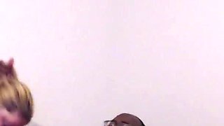 Feeding a hungry slut this black cock