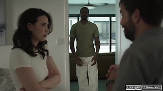 Casey Calvert deals with postpartum issues and her husband has invited a black guy to make her feel sexy again.The milf lets him touch and lick her