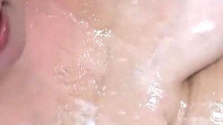 BBW Ashley's first blowbang