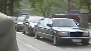 Hot Sexy Secretary Gets Fucked in the Car by the Boss' Big Hard Cock