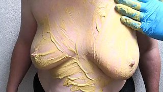 Best of food in vagina and on tits