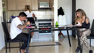 Step Sister Fucks Brother In Front Of Wife - Winter_steph Masturbates & Cums Hard!