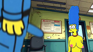 Police Sex Story. Married Housewife Fucks with Sheriff for Her Husband. a Cartoon Parody. Animation. Comic. Parody Simpson