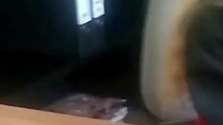 French Cum Eating Slut Got to Please Two Cocks in Office