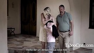 Step Son Dominates Step Mom While Step Dad Watches - Portuguese Subs