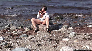 A Hot Day on the Beach