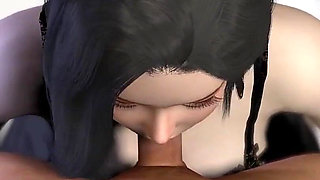 Beauty Neighbor Serve Deep Throat - 3D Animation