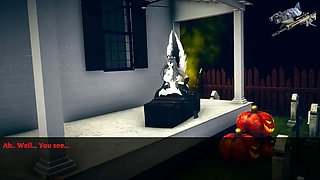 Special Halloween animation in the bad house - ElSharkoDiablo