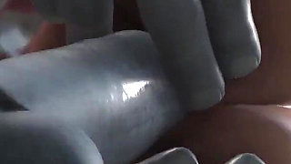 Ass fuck. Virgin college girl and a big monster in the industrial zone