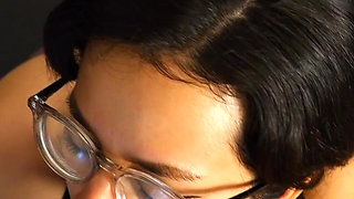 Gym Girl Gets Stretched, Sucks Dick, and Gets Huge Facial