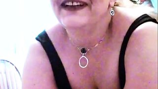 Mature slave Ellen chained and used