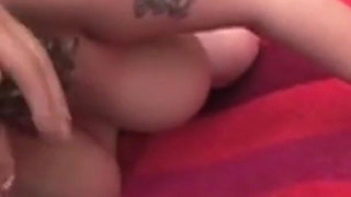 Outdoor fuck with BBW and huge cock