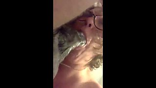 Queenj90 Deepthroats Big Black Cock - Homemade Blowjob & Cum Closeup
