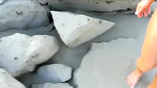 Amateur Couple's North Cyprus Beach Adventure