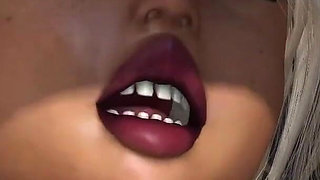 Hot sex in the dungeon! Cute virgin gets fucked hard by a big monster