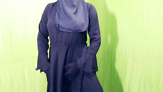 Indian beautiful hijabi muslim couple thirsty for fuck