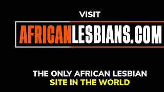 African Lesbian Girlfriends Kissing